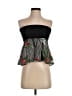 Haute Rogue 100% Polyester Black Tube Top Size S - photo 1