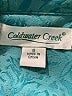 Coldwater Creek Teal Jacket Size S - photo 6