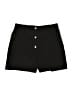 Zara Solid Black Shorts Size L - photo 1