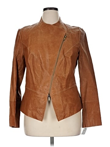 Lafayette 148 New York Leather Jacket (view 1)
