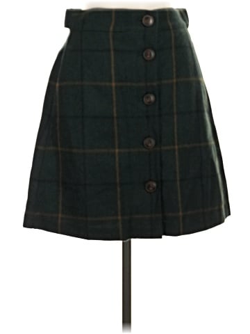 Madewell Wool Button-Front Mini Skirt (view 1)