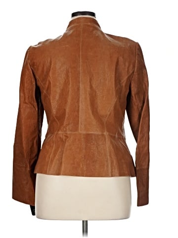 Lafayette 148 New York Leather Jacket (view 2)