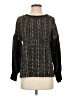 Deletta Tweed Black Pullover Sweater Size S - photo 1