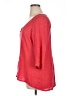 Cable & Gauge Red 3/4 Sleeve Top Size 1X - photo 5