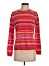 Lands' End Stripes Orange Pullover Sweater Size S - photo 1