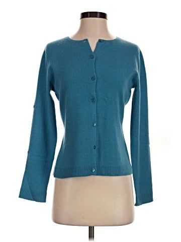 Garnet Hill Cashmere Cardigan (view 1)