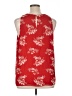 Vince Camuto 100% Polyester Red Sleeveless Blouse Size XL - photo 2