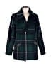 Assorted Brands 100% Polyester Plaid Green Coat Size M - photo 1