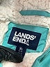 Lands' End 100% Polyester Solid Teal Snow Jacket Size 14 - 16 - photo 3