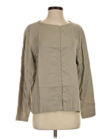 Eileen Fisher Long Sleeve Blouse (view 1)