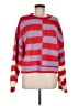 Blank NYC Checkered-gingham Red Pullover Sweater Size M - photo 1