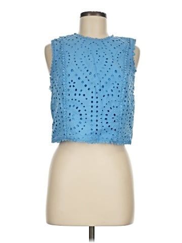 Aqua Sleeveless Blouse (view 1)