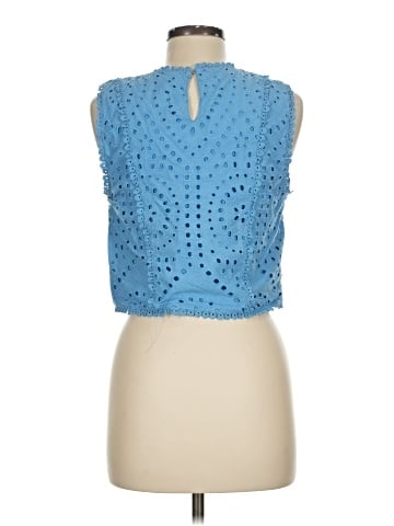 Aqua Sleeveless Blouse (view 2)