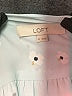 Ann Taylor LOFT 100% Polyester Stars Blue Sleeveless Blouse Size XL - photo 7