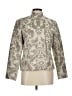 Coldwater Creek Paisley Tan Gray Jacket Size 8 - photo 1