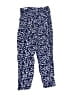 Justice 100% Rayon Floral Blue Casual Pants Size 12 - photo 2