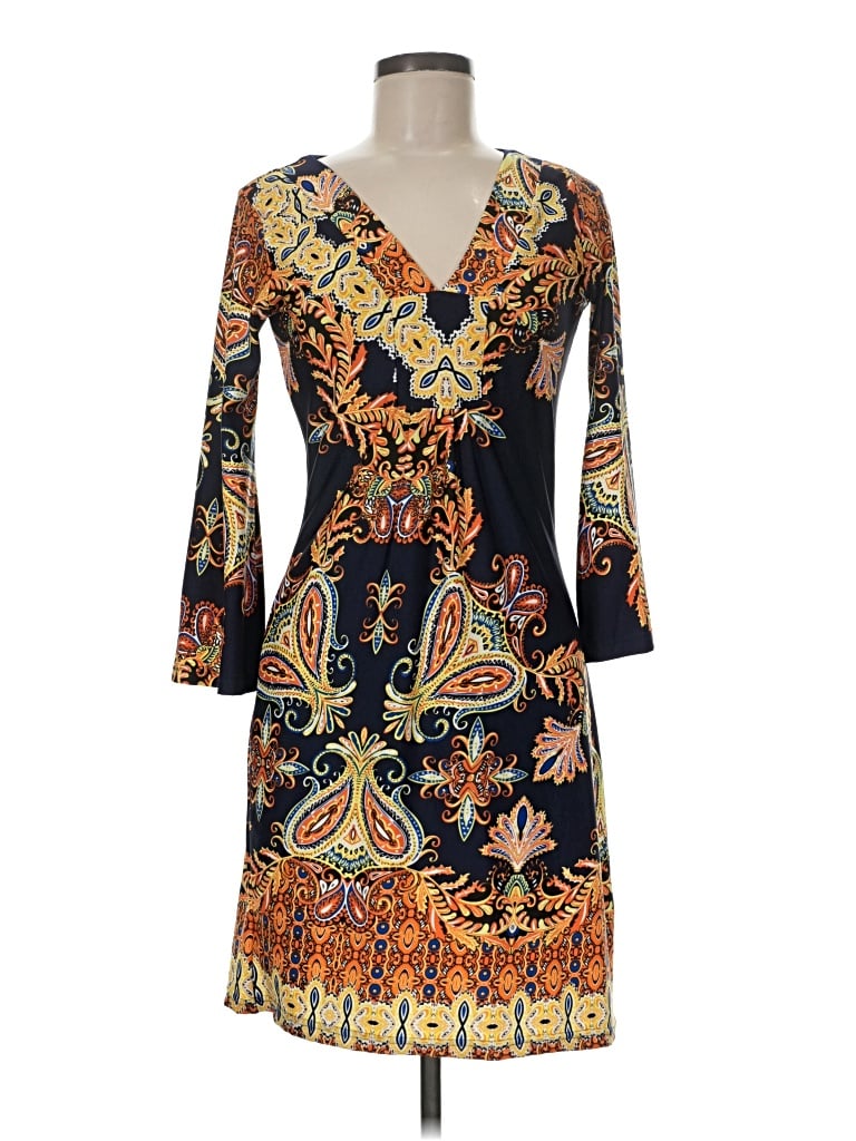 Pre-owned White Mark Casual Dress In Orange