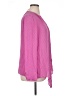 Dana Buchman 100% Polyester Polka Dots Pink Long Sleeve Blouse Size XL - photo 4