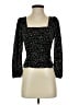 Eclair Black 3/4 Sleeve Top Size S - photo 1
