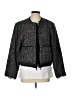 Joie Tweed Black Gray Wool Cardigan Size L - photo 1