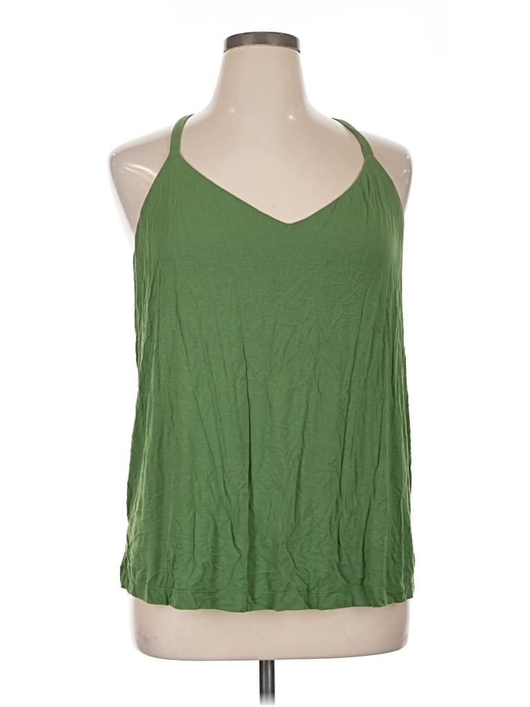 Pre-owned Soma Sleeveless Blouse In Green