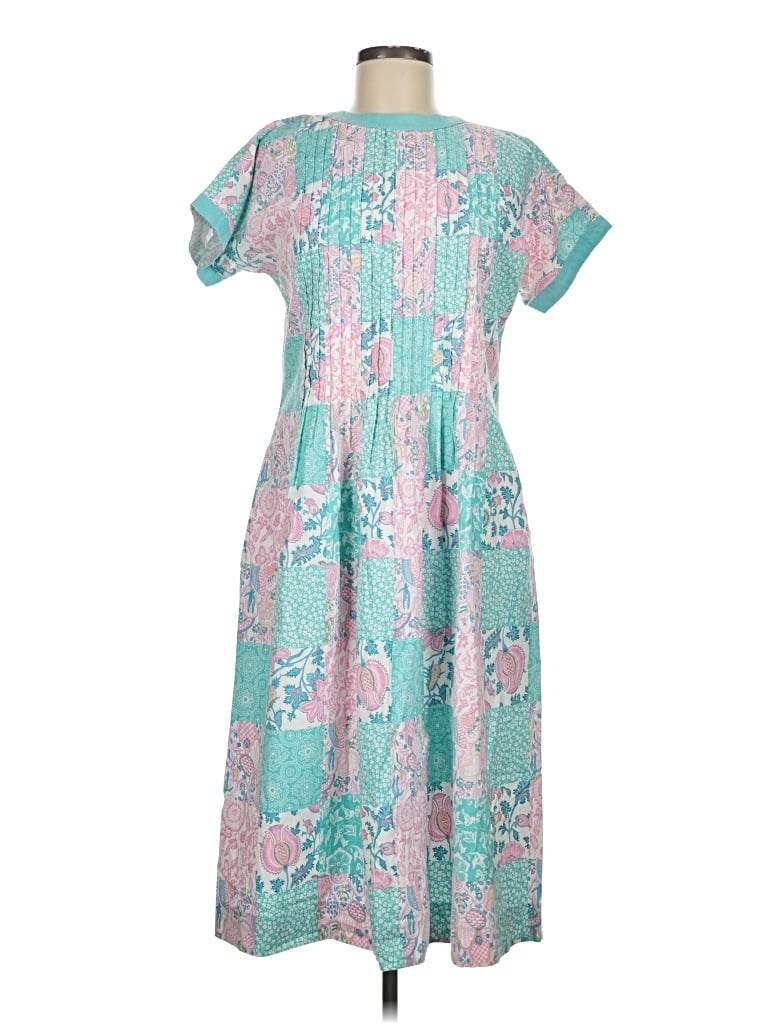 Pre-owned Assorted Brands Casual Dress In Teal