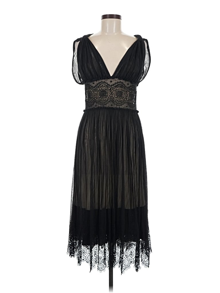 Pre-owned Max Studio Cocktail Dress In Black