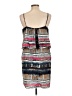Glam 100% Polyester Graphic Blue Cocktail Dress Size L - photo 2