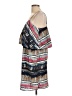 Glam 100% Polyester Graphic Blue Cocktail Dress Size L - photo 5