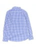 Crewcuts Checkered-gingham Blue Long Sleeve Button-Down Shirt Size 10 - photo 2