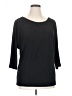 Worthington 100% Polyester Black 3/4 Sleeve Top Size 1X - photo 1