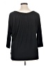 Worthington 100% Polyester Black 3/4 Sleeve Top Size 1X - photo 2