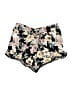 Blu Pepper 100% Rayon Floral Black Shorts Size L - photo 1