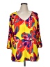 Assorted Brands Yellow 3/4 Sleeve Blouse Size 1X - photo 1