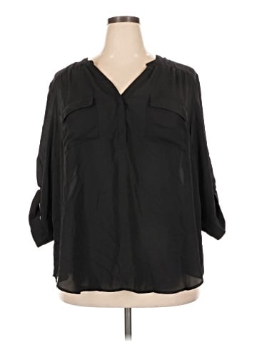 Torrid 3/4 Sleeve Blouse (view 1)