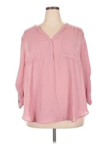 Torrid 3/4 Sleeve Blouse (view 1)