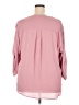 Torrid 100% Polyester Pink 3/4 Sleeve Blouse Size 3X Plus (3) - photo 2