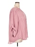 Torrid 100% Polyester Pink 3/4 Sleeve Blouse Size 3X Plus (3) - photo 4
