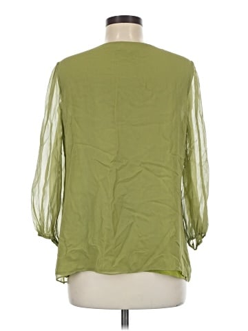 Sundance 3/4 Sleeve Silk Top (view 2)