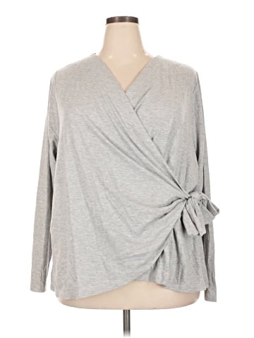 Lane Bryant Long Sleeve Blouse (view 1)