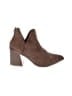 Forever Brown Ankle Boots Size 7 1/2 - photo 1