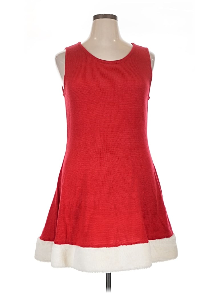 Pre-owned Holiday Time Casual Dress In Red