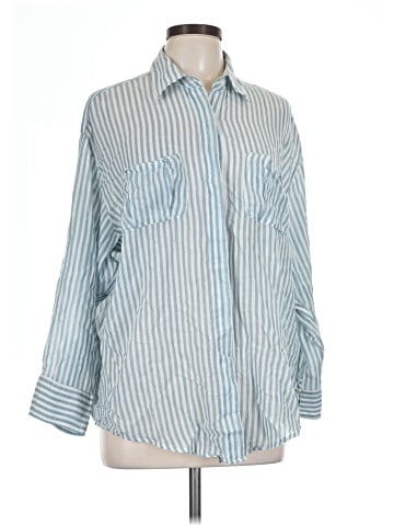 Elizabeth and James Long Sleeve Button-Down Shirt (view 1)