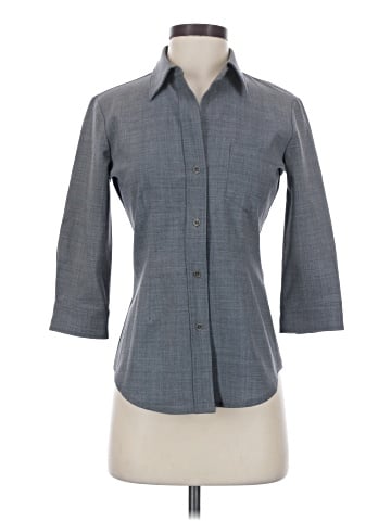Theory 3/4 Sleeve Button-Down Shirt (view 1)