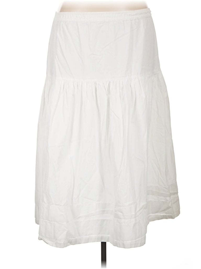 Pre-owned Little Moon Casual Skirt In White