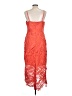 Boston Proper 100% Polyester Orange Cocktail Dress Size 12 - photo 2