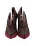 Unbranded Tweed Burgundy Heels Size 10 - photo 2
