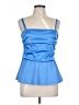Boston Proper Solid Blue Sleeveless Top Size 10 - photo 1