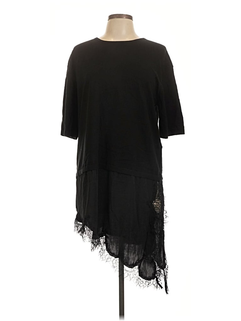 Pre-owned Massimo Dutti Casual Dress In Black