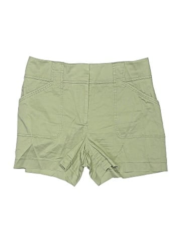 White House Black Market Khaki Shorts (view 1)